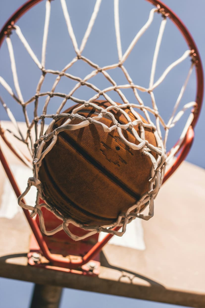 a basketball hoop