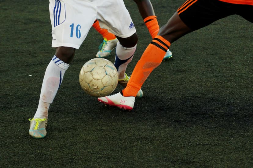 people playing football