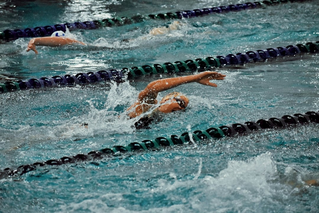 person swimming